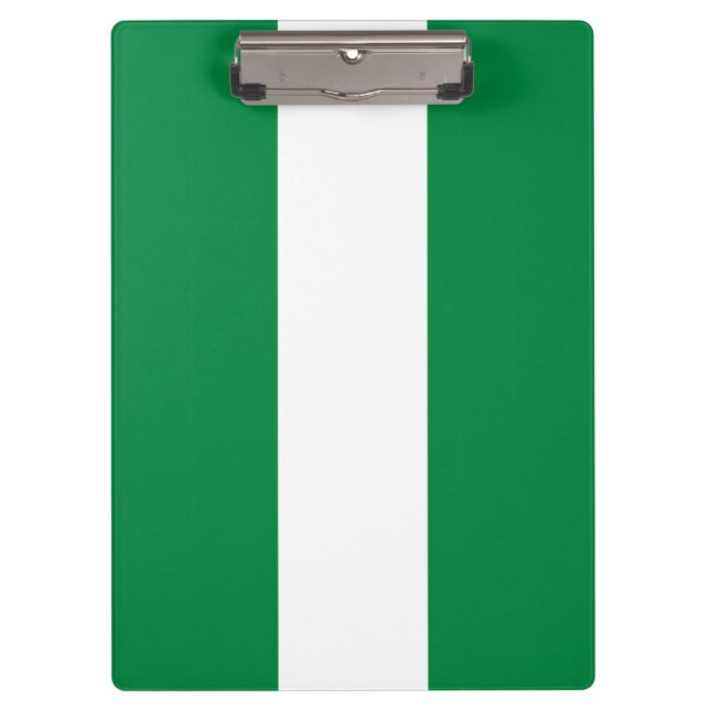 Carpeta De Pinza Bandera de Nigeria (Anverso)