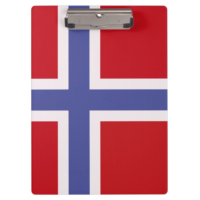 Carpeta De Pinza Bandera de Noruega (Anverso)