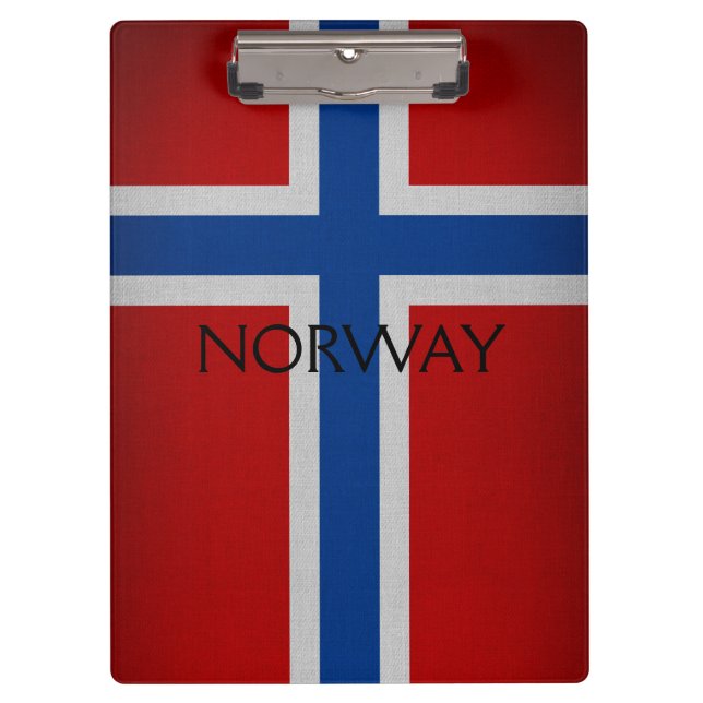 Carpeta De Pinza Bandera de Noruega (Anverso)