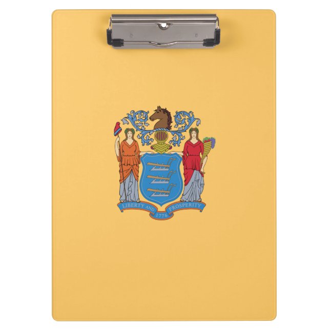 Carpeta De Pinza Bandera de Nueva Jersey (Anverso)
