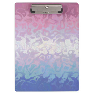 Carpeta De Pinza Bandera de orgullo Bigender Trippy Ripply Groovy E
