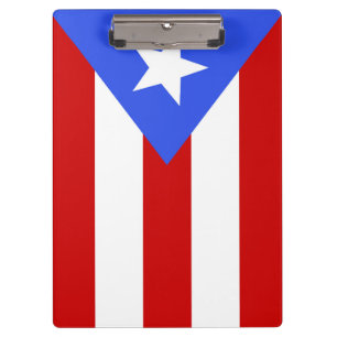 Carpeta De Pinza Bandera de Puerto Rico