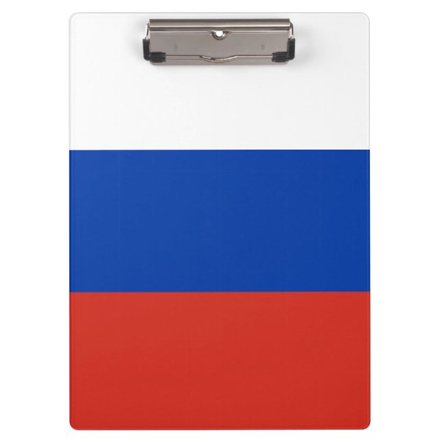 Carpeta De Pinza Bandera de Rusia (Anverso)