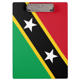 Carpeta De Pinza Bandera de Saint Kitts y Nevis (Caribe)