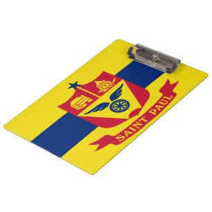 Carpeta De Pinza Bandera de San Pablo (Minnesota)
