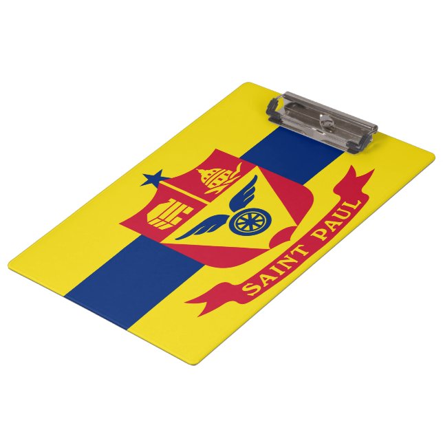 Carpeta De Pinza Bandera de San Pablo (Minnesota) (Angular)