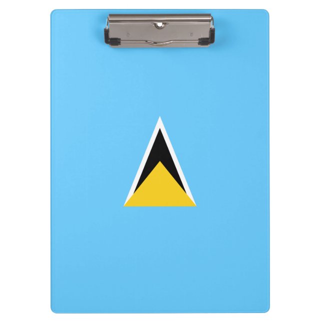 Carpeta De Pinza Bandera de Santa Lucía (Santa Lucía) (Caribe) (Anverso)
