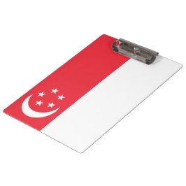 Carpeta De Pinza Bandera de Singapur