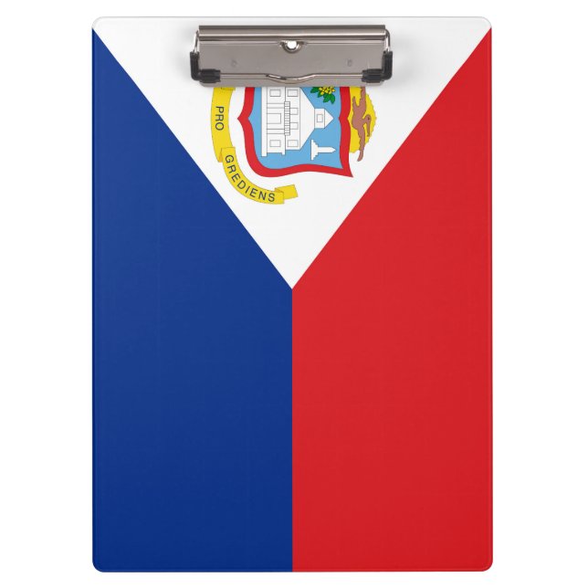 Carpeta De Pinza Bandera de Sint Maarten (Anverso)
