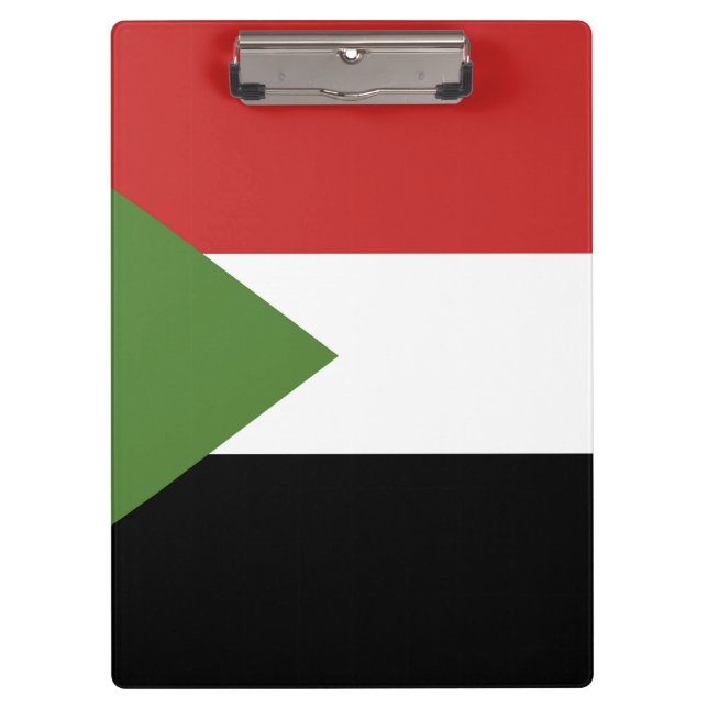 Carpeta De Pinza Bandera de Sudán (Anverso)