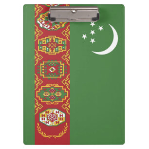 Carpeta De Pinza Bandera de Turkmenistán