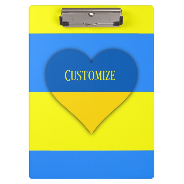 Carpeta De Pinza Bandera de Ucrania azul Thunder_Cove (Anverso)