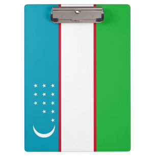 Carpeta De Pinza Bandera de Uzbekistán