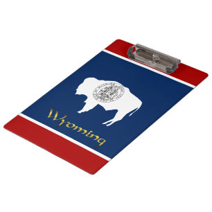 Carpeta De Pinza Bandera de Wyoming