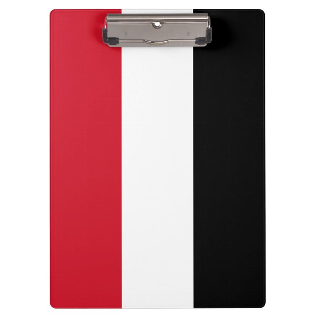 Carpeta De Pinza Bandera de Yemen (Anverso)