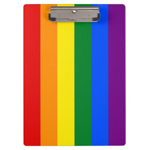 Carpeta De Pinza Bandera del arco iris (LGBT)