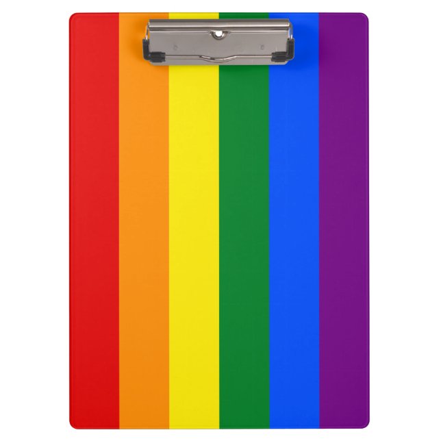 Carpeta De Pinza Bandera del arco iris (LGBT) (Anverso)