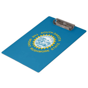 Carpeta De Pinza Bandera del Estado de Dakota del Sur