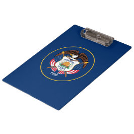 Carpeta De Pinza Bandera del Estado de Utah