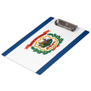 Carpeta De Pinza Bandera del Estado de Virginia Occidental