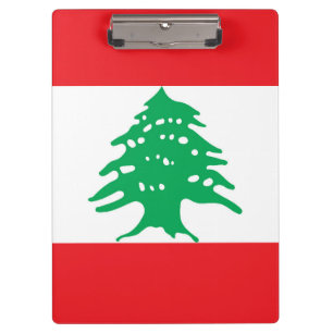 Carpeta De Pinza Bandera del Líbano
