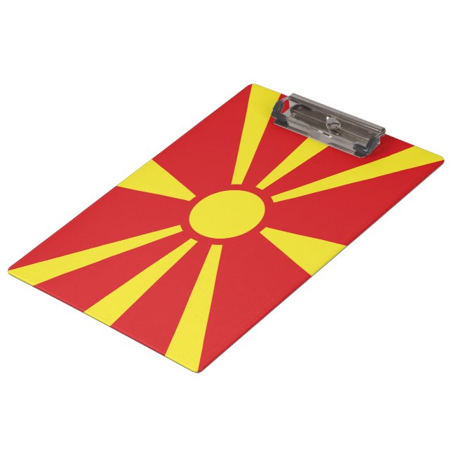 Carpeta De Pinza Bandera del Norte de Macedonia (Angular)