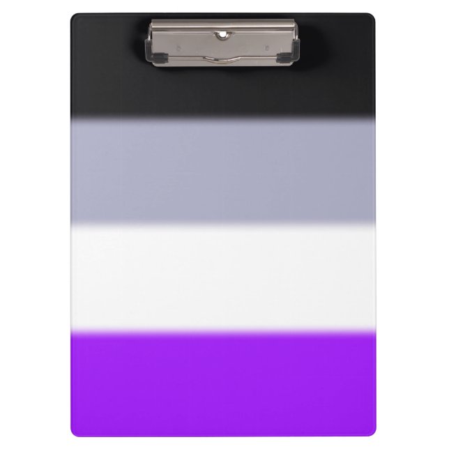 Carpeta De Pinza Bandera del orgullo asexual caído (Anverso)