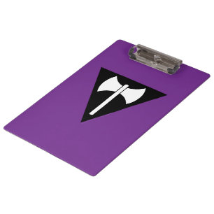 Carpeta De Pinza bandera del orgullo lésbico SlipperyJoe feminista