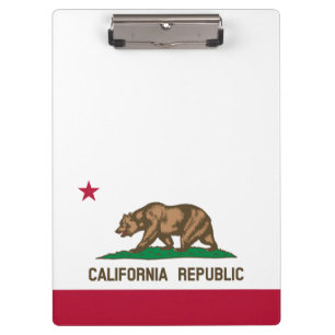 Carpeta De Pinza Bandera del Oso de la República de California: Cal