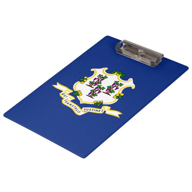 Carpeta De Pinza Bandera estatal de Connecticut (Angular)