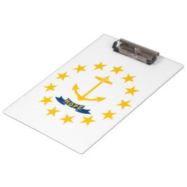 Carpeta De Pinza Bandera estatal de la isla de Rhode