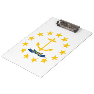 Carpeta De Pinza Bandera estatal de la isla de Rhode