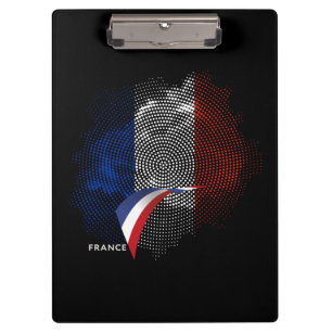Carpeta De Pinza bandera francesa