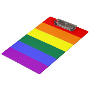 Carpeta De Pinza Bandera gay del orgullo arcoiris
