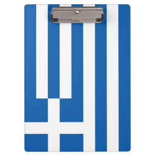 Carpeta De Pinza Bandera griega (Grecia)