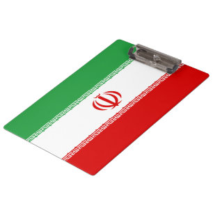 Carpeta De Pinza Bandera iraní (Irán) (persa)