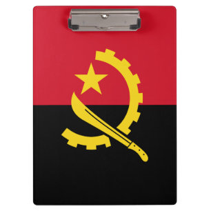 Carpeta De Pinza Bandera patriótica angoleña