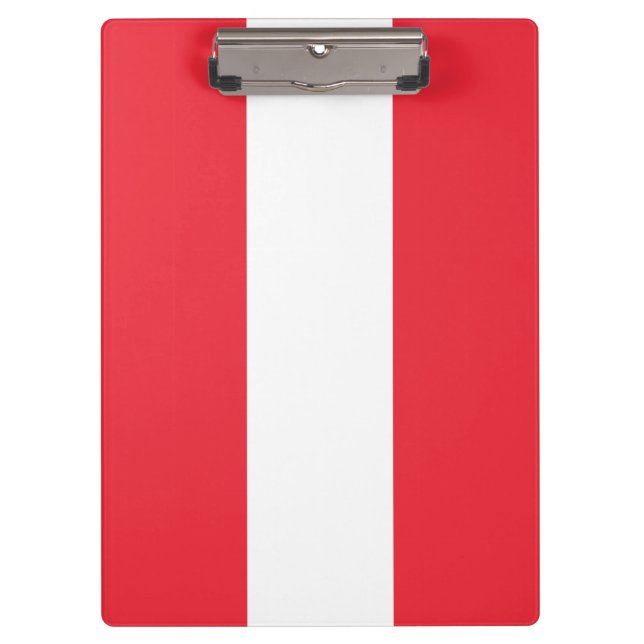 Carpeta De Pinza Bandera patriótica austríaca (Anverso)