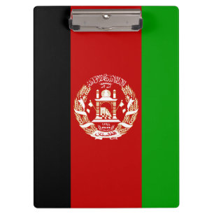 Carpeta De Pinza Bandera patriótica de Afganistán