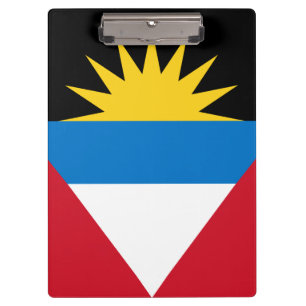 Carpeta De Pinza Bandera Patriótica de Antigua y Barbuda