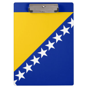 Carpeta De Pinza Bandera patriótica de Bosnia y Herzegovina