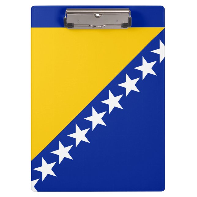Carpeta De Pinza Bandera patriótica de Bosnia y Herzegovina (Anverso)