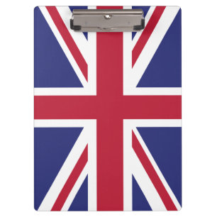 Carpeta De Pinza Bandera Patriótica del Reino Unido