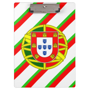 Carpeta De Pinza Bandera portuguesa de las rayas