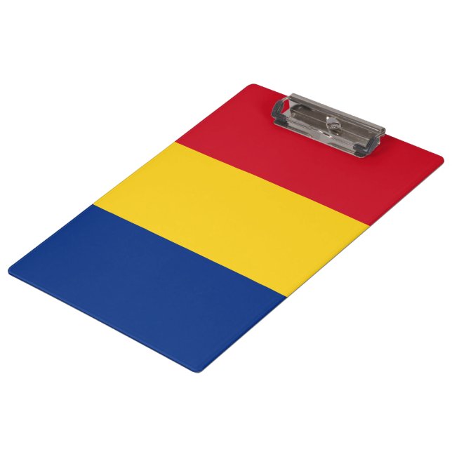 Carpeta De Pinza Bandera rumana (Rumania) (Angular)