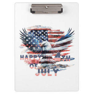 Carpeta De Pinza Bandera y águila de los Estados Unidos. Independen