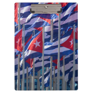 Carpeta De Pinza Banderas cubanas, La Habana, Cuba
