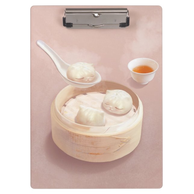 Carpeta De Pinza Bao Baby - Tea Time Bao Buddies (Anverso)
