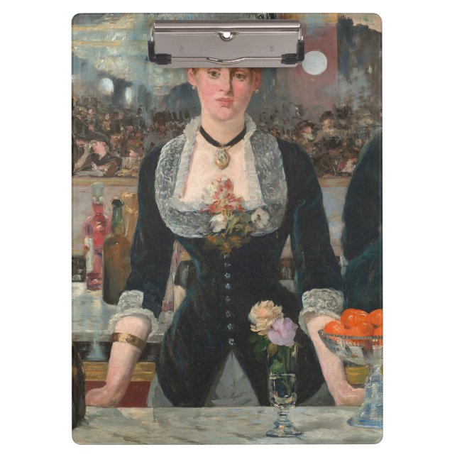 Carpeta De Pinza Bar en el Folies-Bergère Edouard Manet (Anverso)