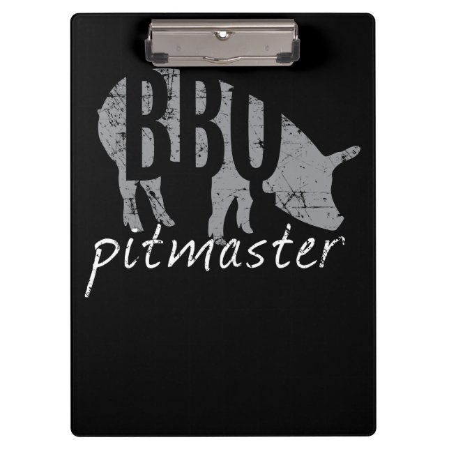 Carpeta De Pinza Barbacoa | BBQ Pitmaster Pig Grill Fars (Anverso)